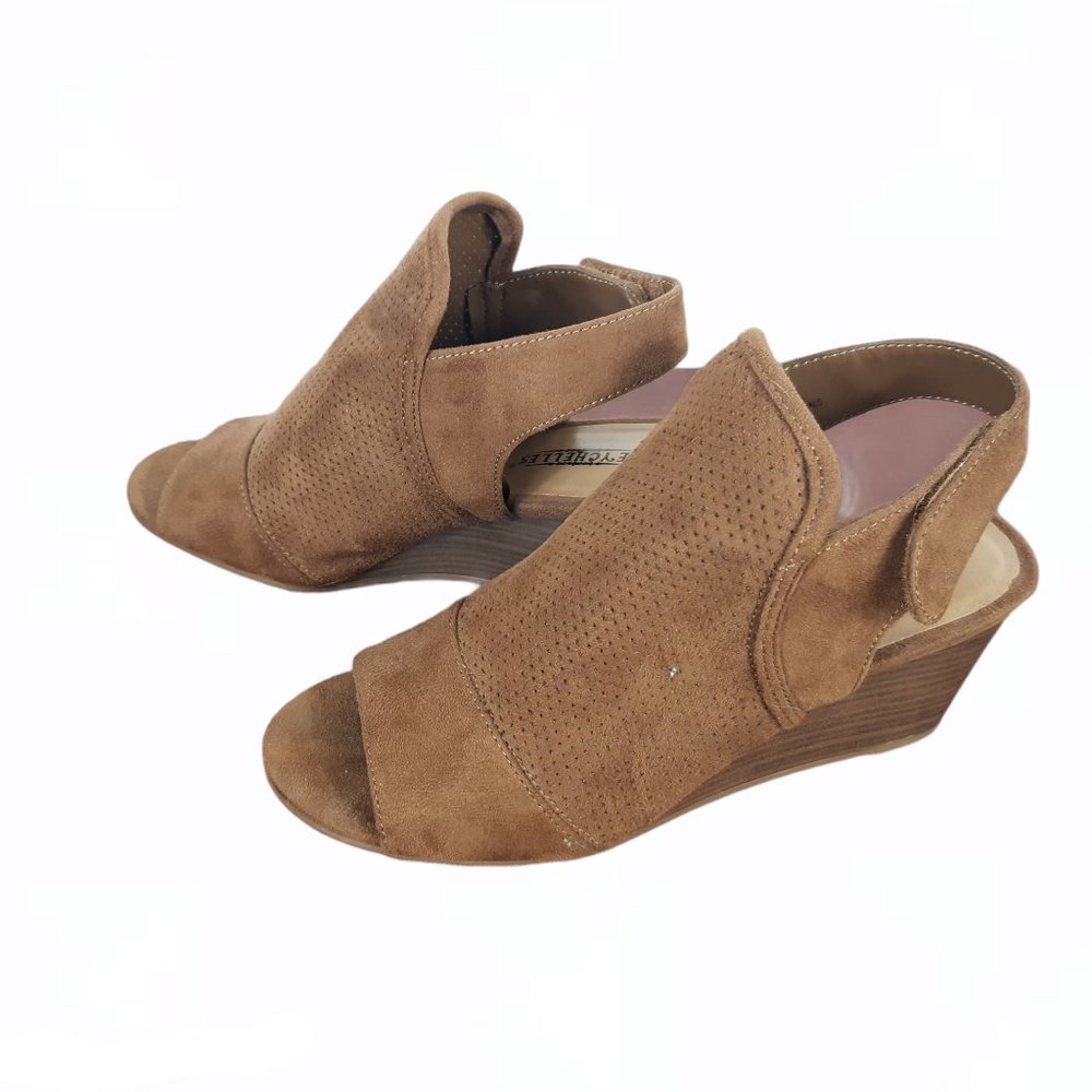 Seychelles Sunrise Peep Toe Wedge Size 6.5